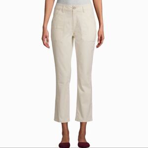 Nwt Time and Tru Utility Carpenter Pants Twill Delicate Ivory Size 18 High Rise